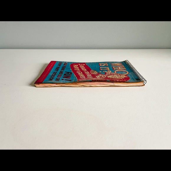 Vintage 1947 Who Is It? Fun Ready To Play Party Games Edward Smith Spiral Bound - Picture 4 of 9